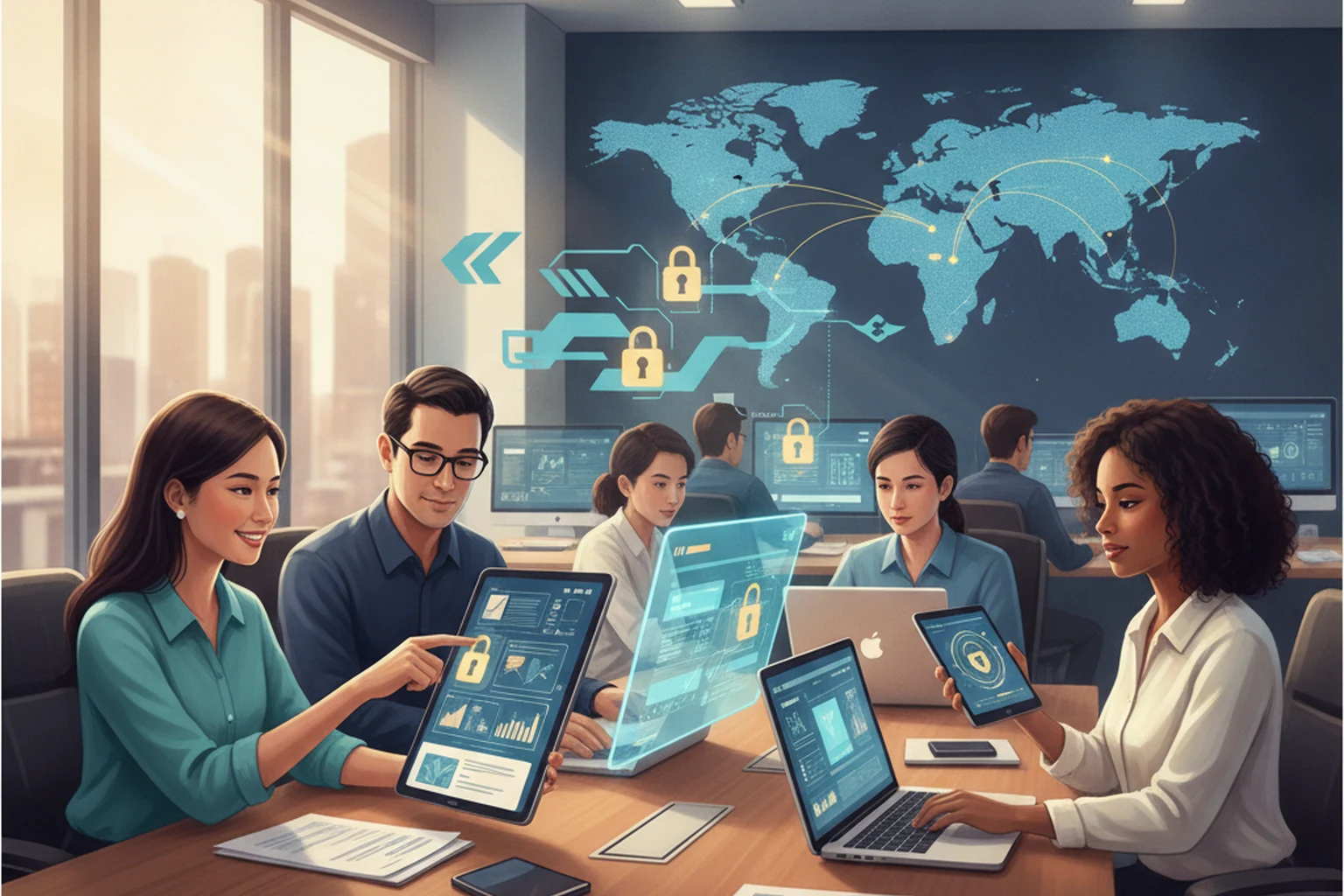 Small Business Outsourcing: Access Recertification Review editorial illustration