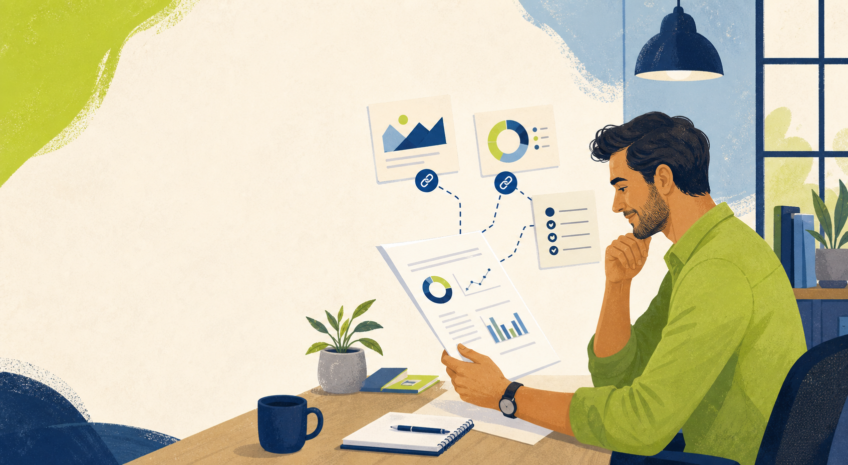 Illustration for content performance notes